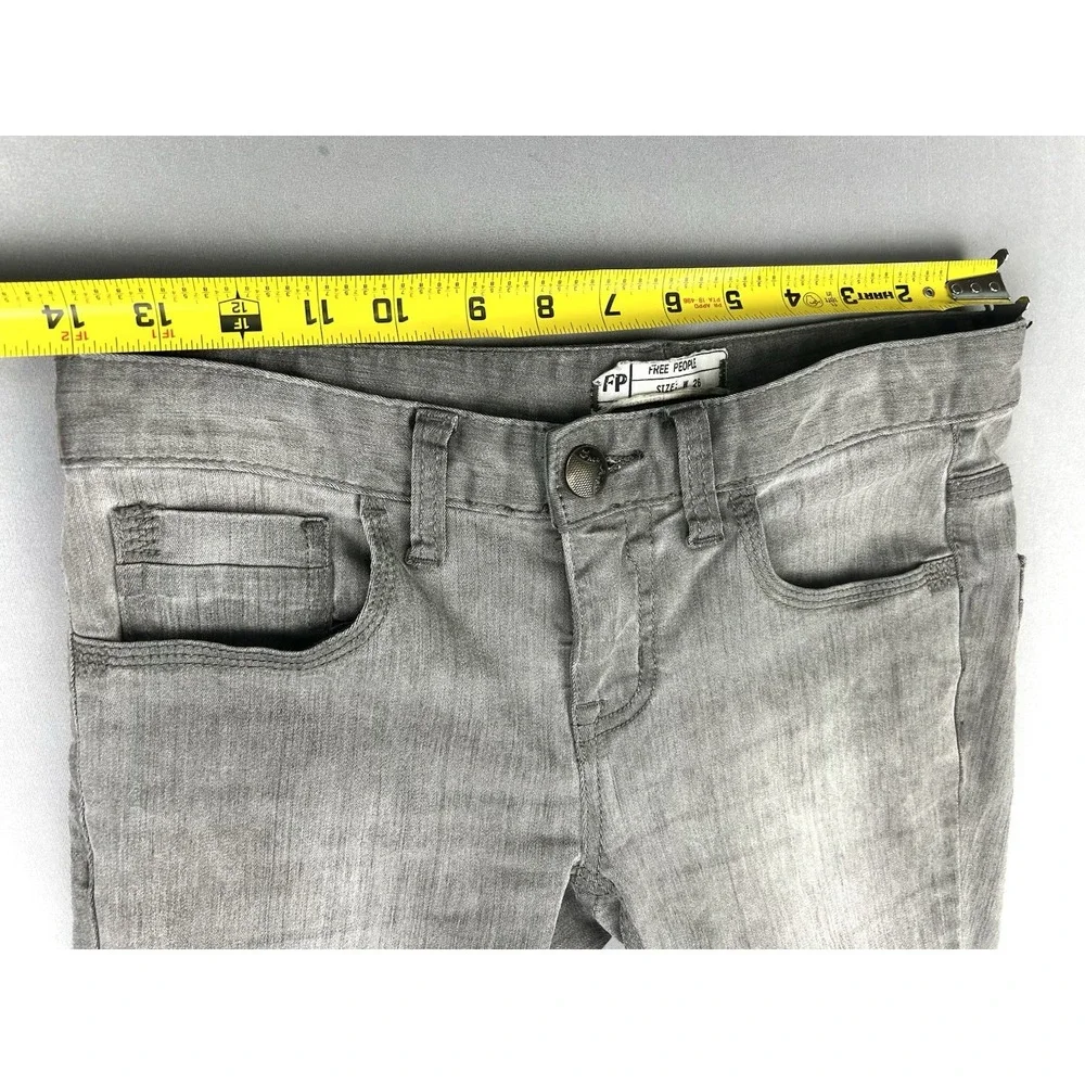 Free People Women's 26-28 Grey Skinny Jeans‎